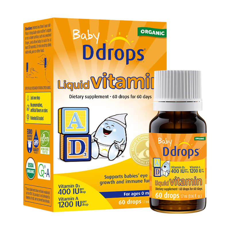 Ddrops׿˼ Ӥ׶ͯӪάADμvd3 0-1 1.7ml 400IU