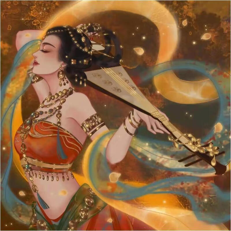 拼图成人国潮带框 敦煌拼图 古风木质壁画拼图500/1000片敦煌篇成人高