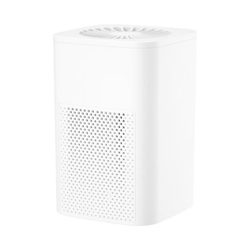 琈夡  新款usb便携式空气净化器 办公桌面吸尘器车载过滤甲醛家用净化器 典雅白(活性炭基础款)