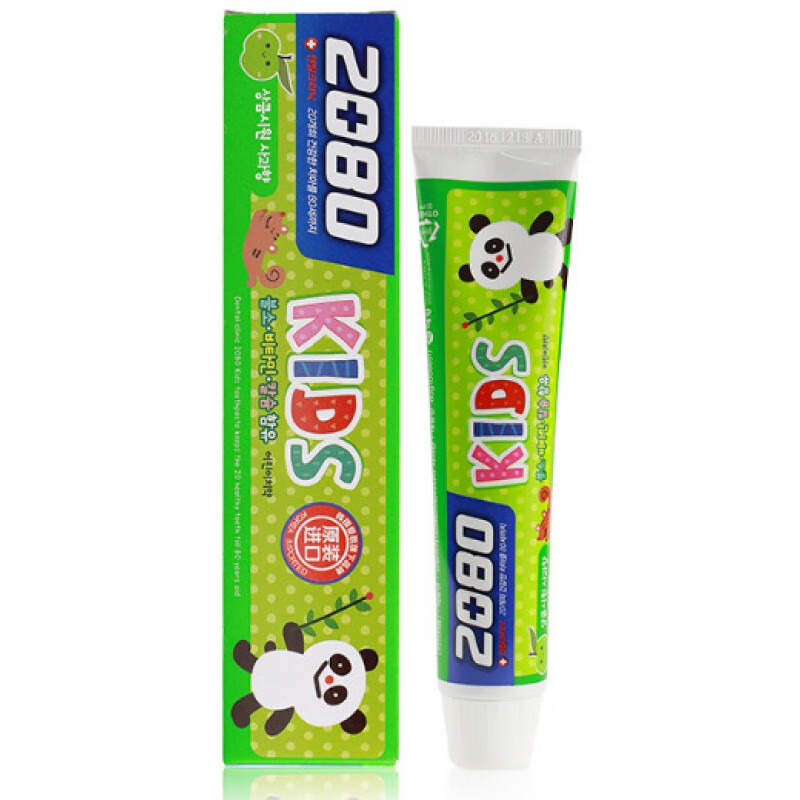 2080【总代授权】韩国进口2080金医生小苏打薄荷牙膏 2080儿童牙膏80g
