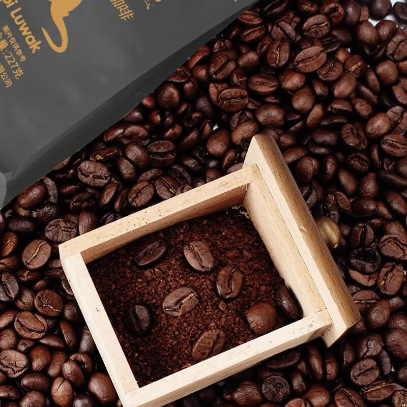 食芳溢imik猫屎咖啡豆227g进口印尼苏门答腊岛纯豆手冲黑咖啡现磨 220