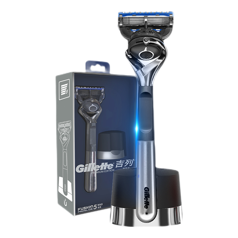 吉列锋隐致顺5层进口刀片引力盒价格走势真实可靠