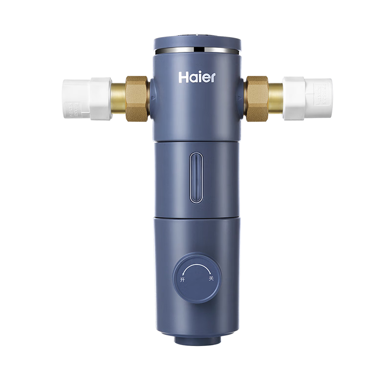 海尔（Haier）前置过滤器7T大通量家用净水器40微米反冲洗精滤实时水压监测全屋净水一键自动冲洗HP-37