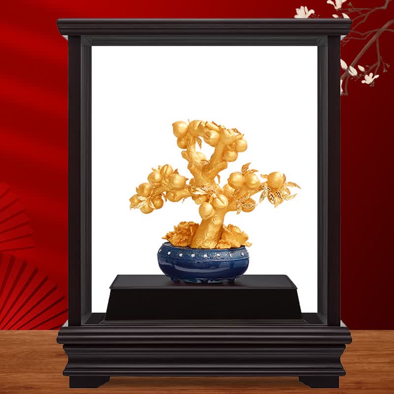 礼意屋 大号金箔桃李满门摆件教师节送老师校长导师毕业礼品校庆礼物 桃李满门