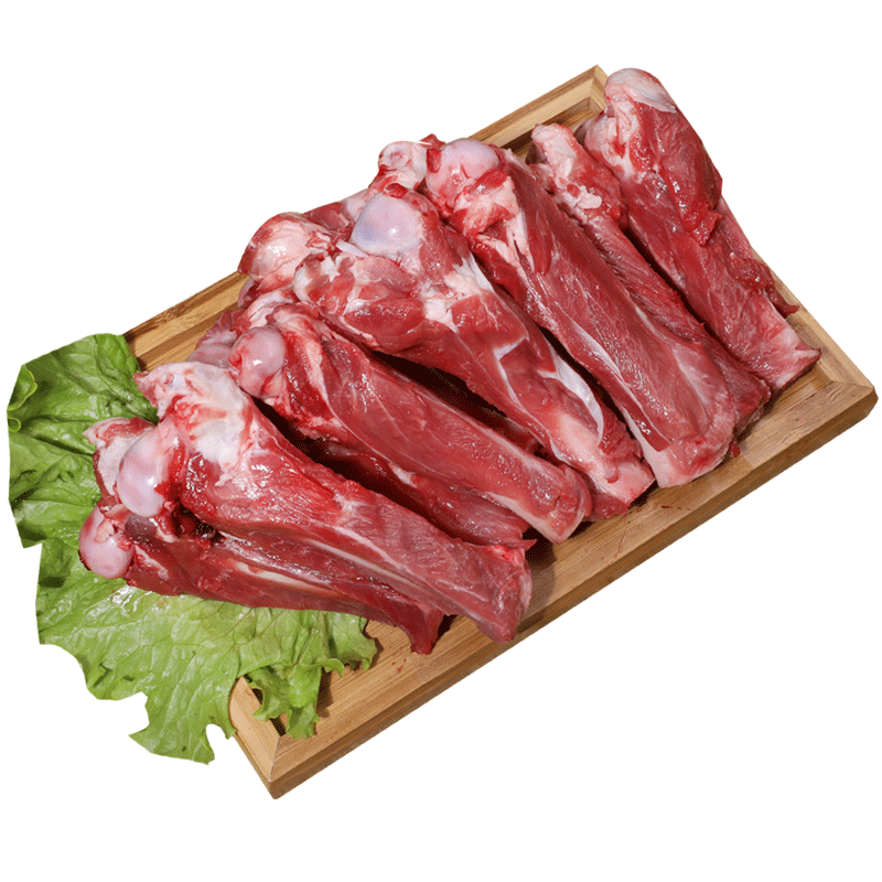 伯贤新鲜羊棒骨5斤带肉羊腿骨内蒙古羊肉现杀羊筒骨腿吸骨髓煲汤