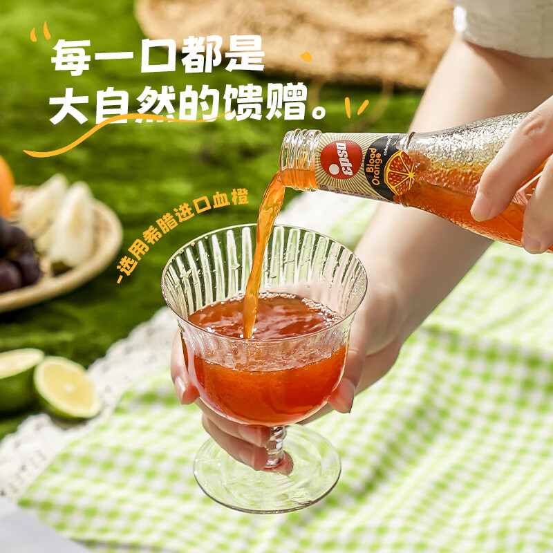 哇尔塔(Epsa)希腊进口可乐柠檬血橙汁味碳酸汽水饮料果味气泡水232ml玻璃瓶装 【复合汽水】高颜值232ml*24瓶