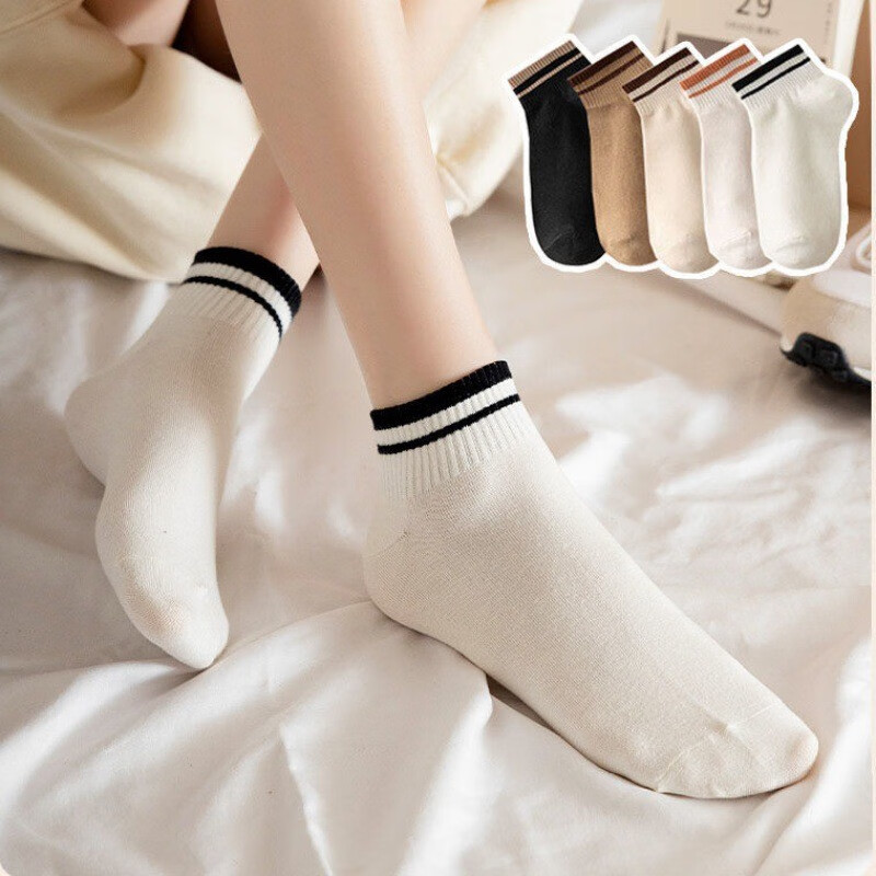 新号先领5.1-5卷 0.9元 欧蓝薇雅 纯色船袜 5双 - 线报酷