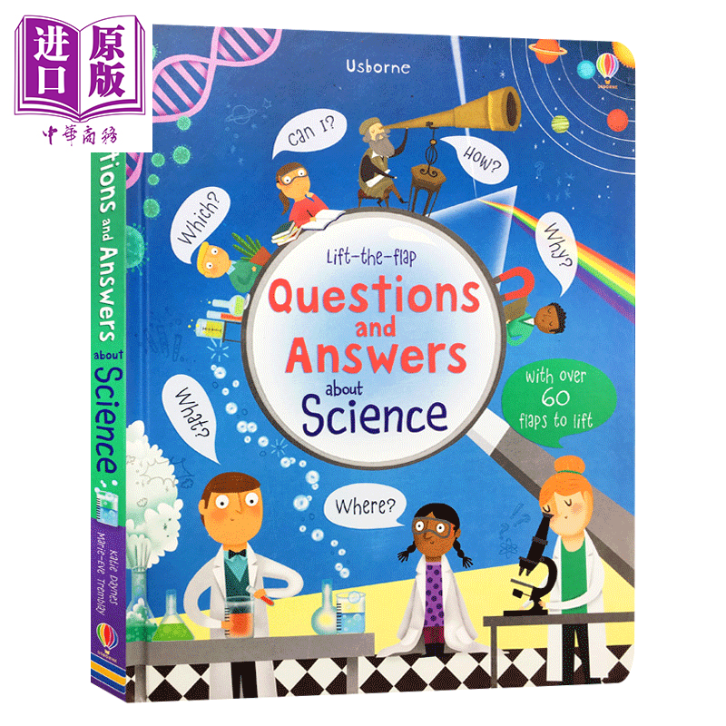 usborne 尤斯伯恩翻翻学科学 lift-the-flap 英文原版 6-9岁