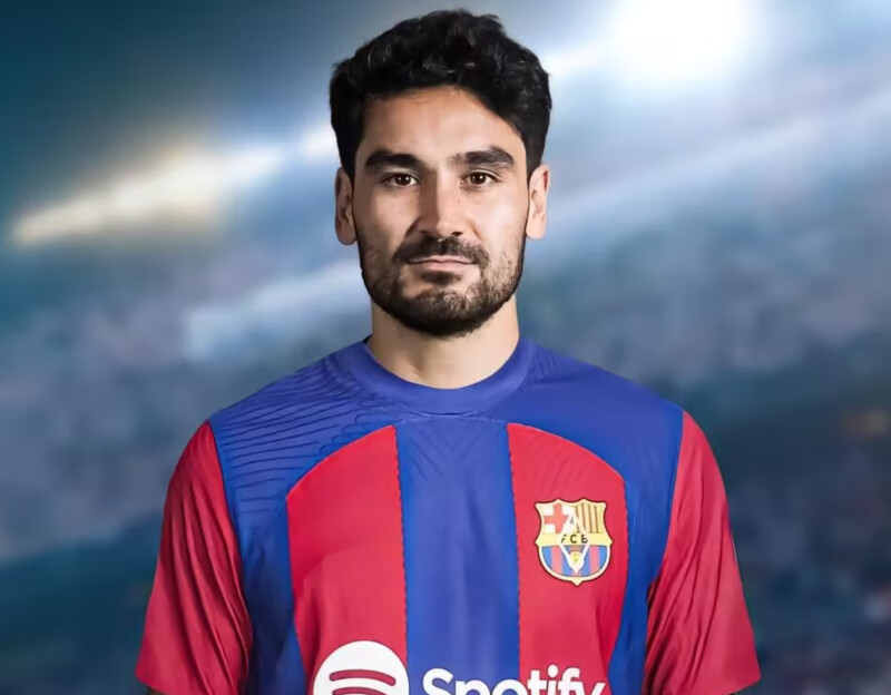 阔将23-24新赛季巴塞罗那巴萨主场球衣佩德里京多安球员版足球服 球员