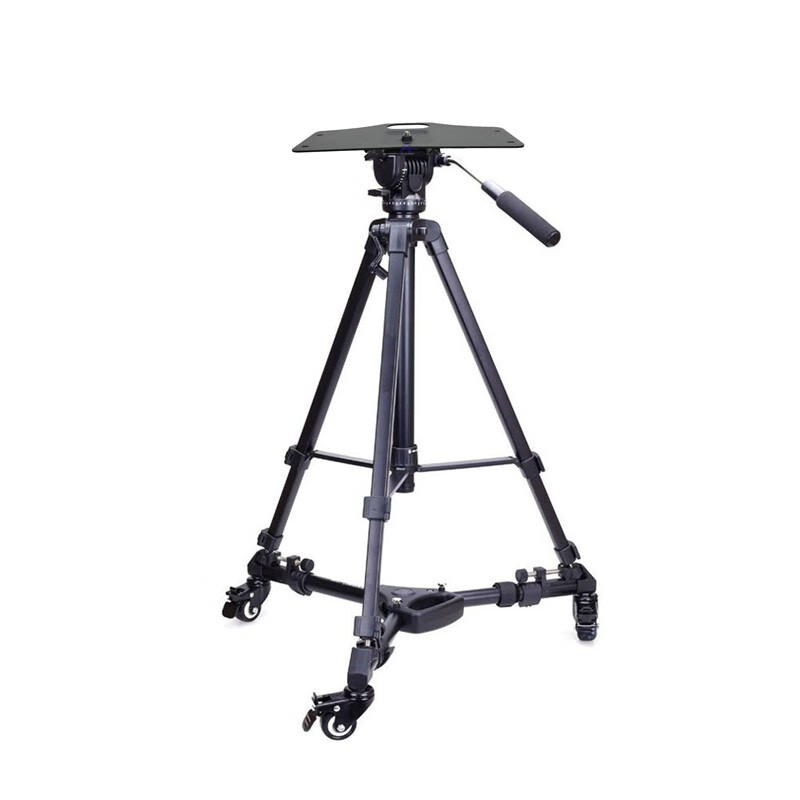 移动式视频会议摄像头通用三角架会议摄像机带托盘支架落地伸缩三脚架