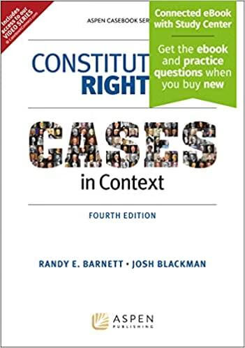 预订 constitutional rights: cases in context