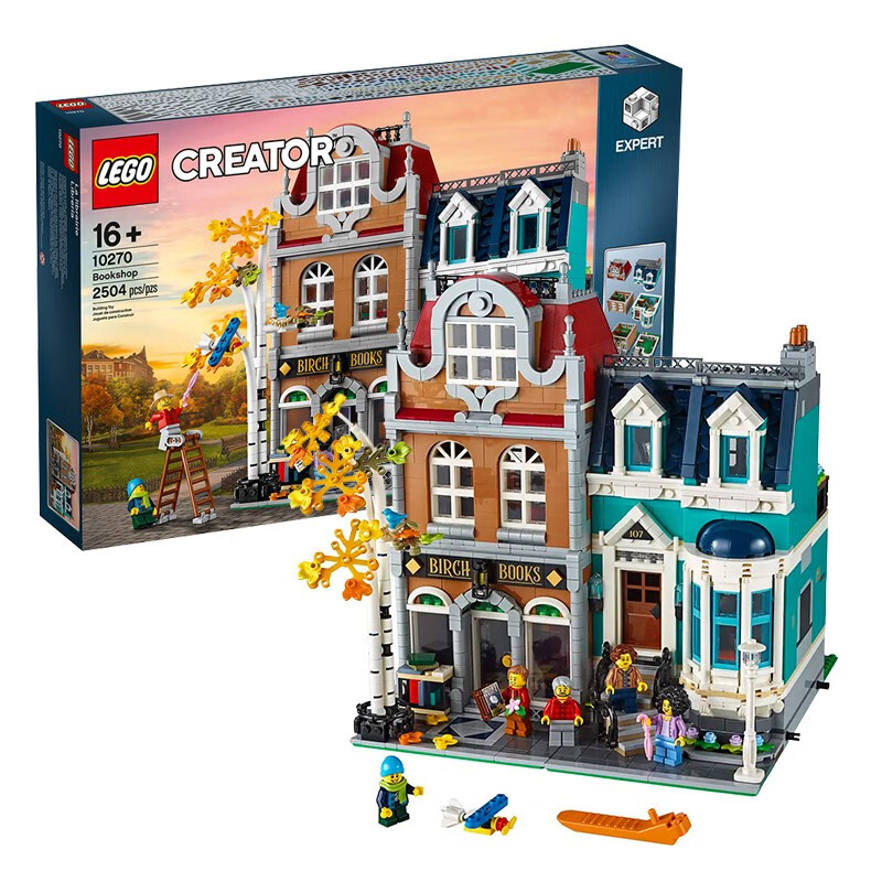 乐高(lego)积木 创意百变高手系列10270欧洲风情书店街景系列 d2c旗舰