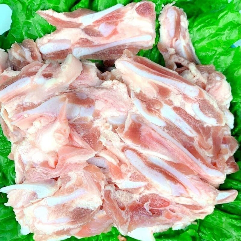 猪脆骨月牙骨猪软骨丝烧涮肉整箱软骨 猪脆骨整箱6斤(骨多肉少) .