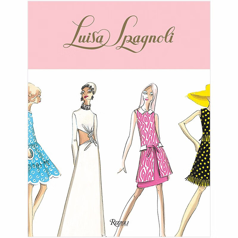 【现货】意大利时尚品牌路易莎 贝卡里亚LUISA SPAGNOLI服装插画 英文原版