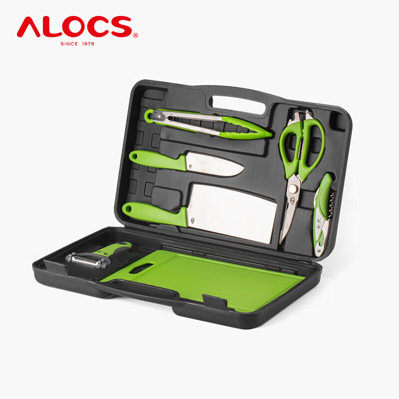 爱路客户外野餐烹饪刀具野营车载移动便携厨房套装阳江汉道联合款厨具