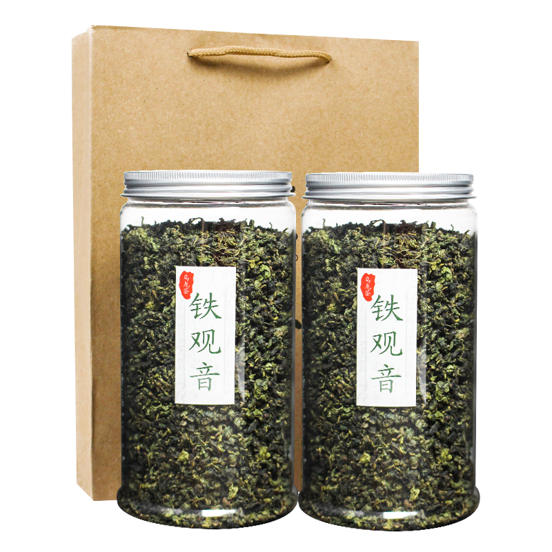 创天下 茶叶 铁观音清香型500g兰花香茗茶新茶散茶乌龙茶茶叶自己喝罐装
