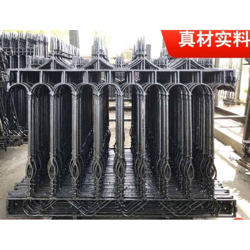 仁聚益院墙围栏阳台护栏球墨铸铁护栏厂区别墅围墙庭院围栏户外铁艺