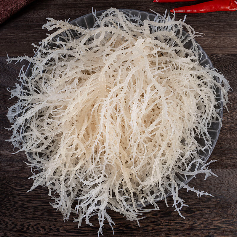 卡依香龙须菜半干石花菜海石花鹿角菜海洋蔬菜海发菜海产海草海藻凉拌