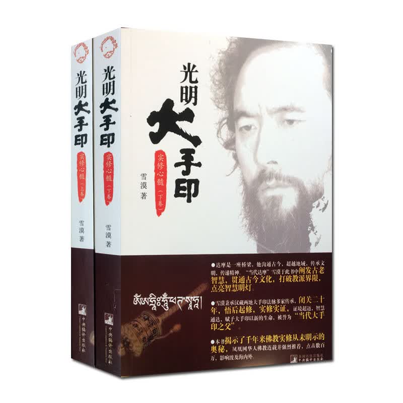 包邮 光明大手印：实修心髓（套装共2册）雪漠的书雪漠作品雪漠书藏传佛教书藏传佛教经书藏密书藏密佛教书