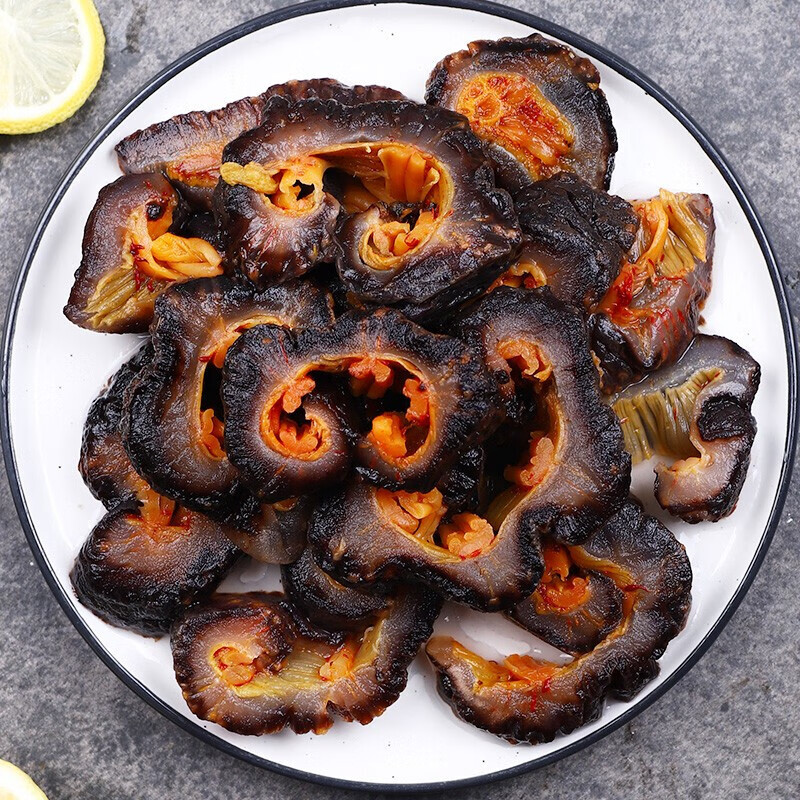 棠鲜生冰岛红极参即食海参1500g袋装北极红参海参切段即食海鲜水产