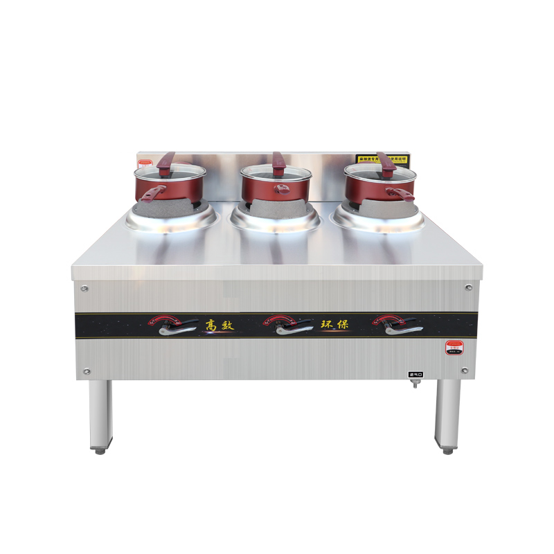 乐钧 麻辣烫专用灶四头炉灶五眼煲仔炉节能商用燃气猛火灶 三眼灶105