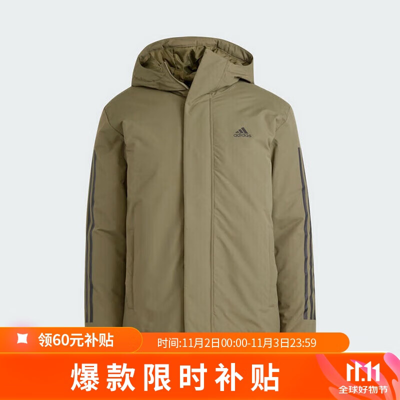 ڲϴ˹ adidas ˶͸ϵ 3S HOODED JKT ޷ IV9230 A/S409Ԫ