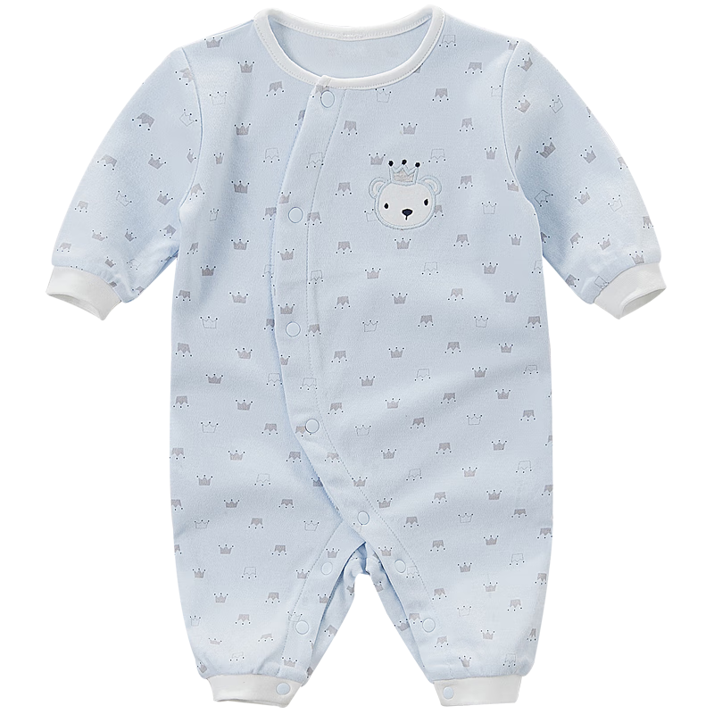 戴維貝拉（DAVE＆BELLA）初生寶寶棉衣服新生兒禮盒見面禮嬰兒衣服套裝8件套