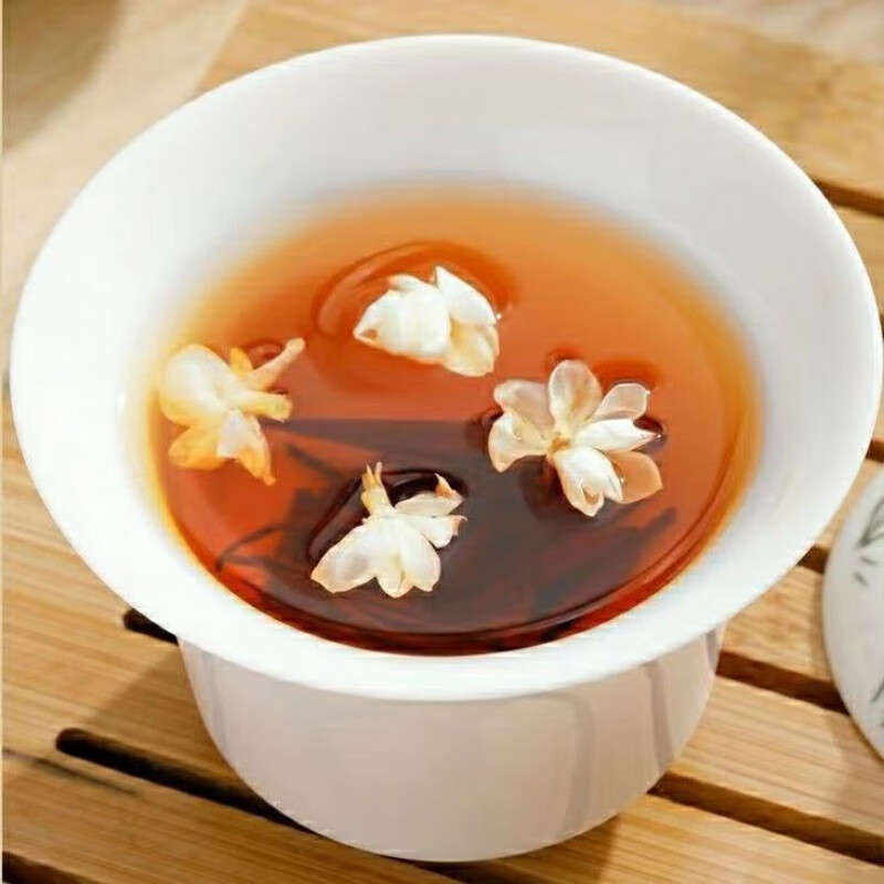 浓香飘雪特级茉莉红茶2023新茶浓香茉莉花红茶广西原产蜜香香甜袋装