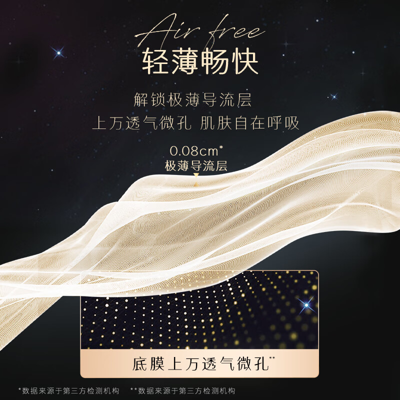高洁丝【顶配柔软】蚕丝感夜安裤L号8条100-140斤裤型卫生巾安睡裤自营