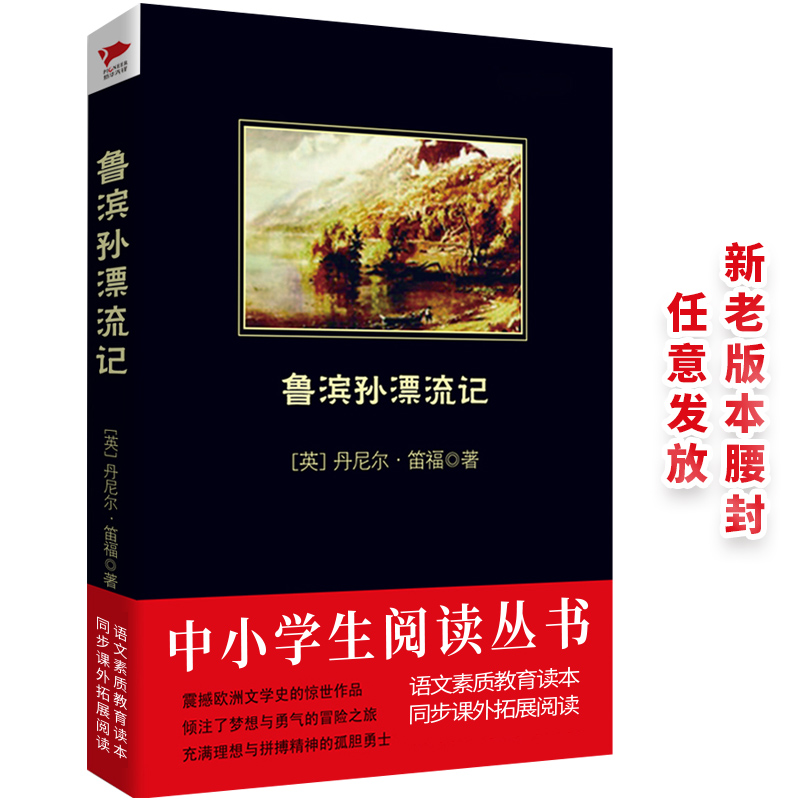 黑皮系列课外阅读：鲁滨孙漂流记（野外生存日记荒岛二十八年，人类进化史的缩影）六年级下册阅读