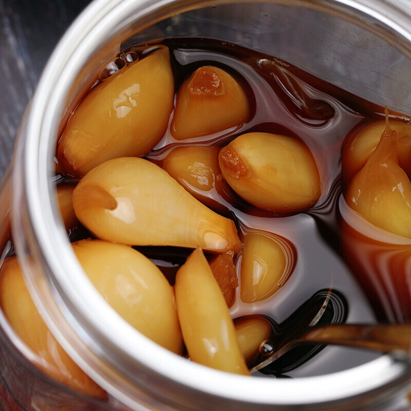 网红亲嘴蒜糖醋蒜瓣糖蒜甜蒜腌泡大蒜头自制火锅蒜农家咸菜下饭菜