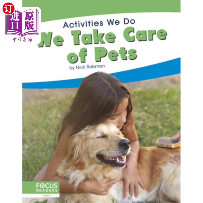 海外直订we take care of pets 我们照顾宠物