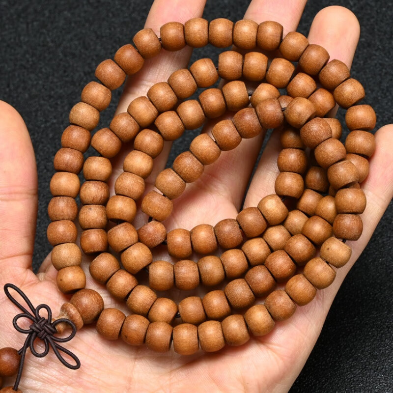 珠佩丽 芭比檀手串 宝檀芭比檀香手串 印尼檀香柚木佛珠高油性 芭比