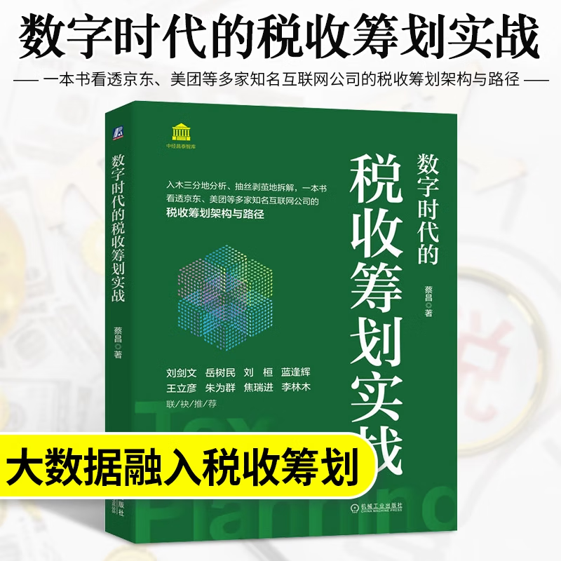 数字时代的税收筹划实战 蔡昌 数字经济税