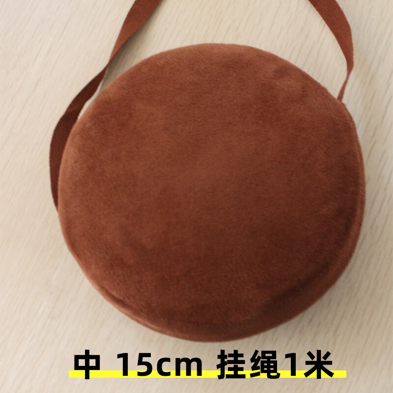 彩虹暖手宝原装外套充电电热饼暖手器绒布可爱舒适毛绒可拆洗暖手饼套 【直径15cm挂绳85cm】颜色随机