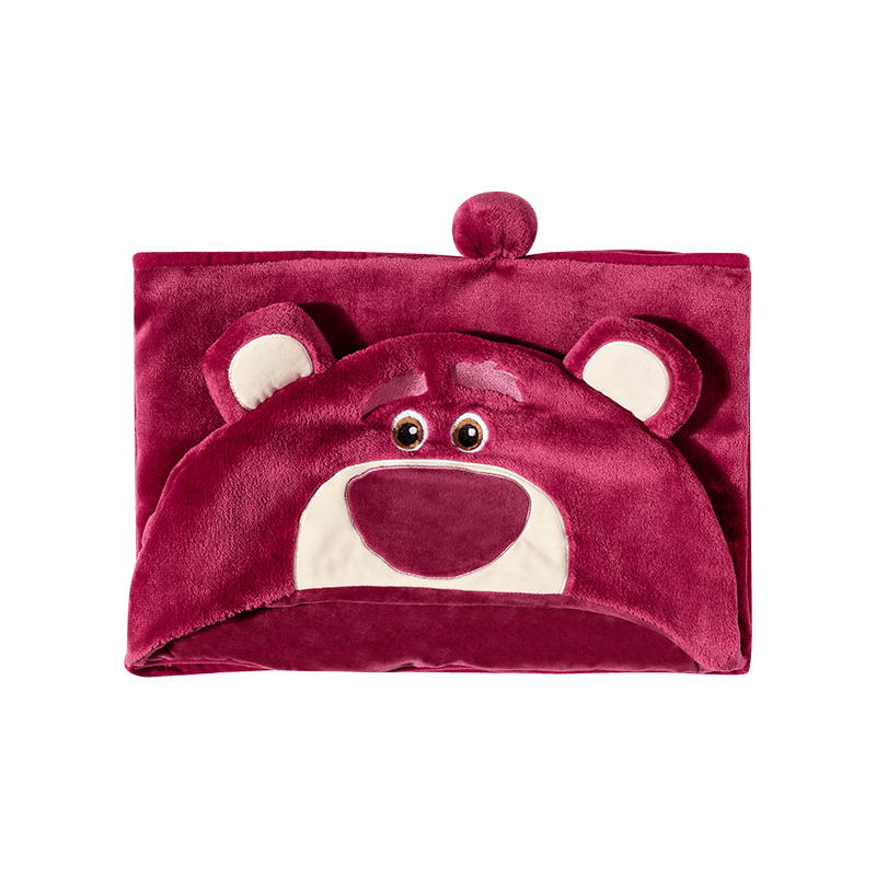 plus:名创优品(MINISO)草莓熊系列休闲毯 毛毯毯子空调被午睡毯披肩 140*90cm 53.13元