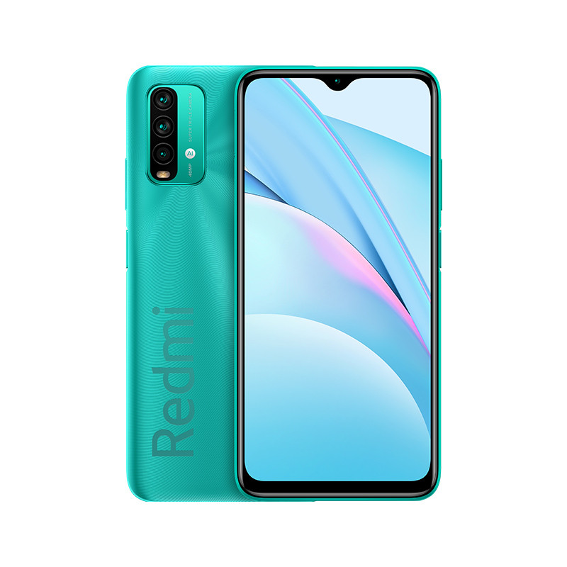 Redmi Note 9 4G 6000mAh大电池 骁龙662处理器  18W快充 雾光青 6GB+128GB 智能手机 小米 红米