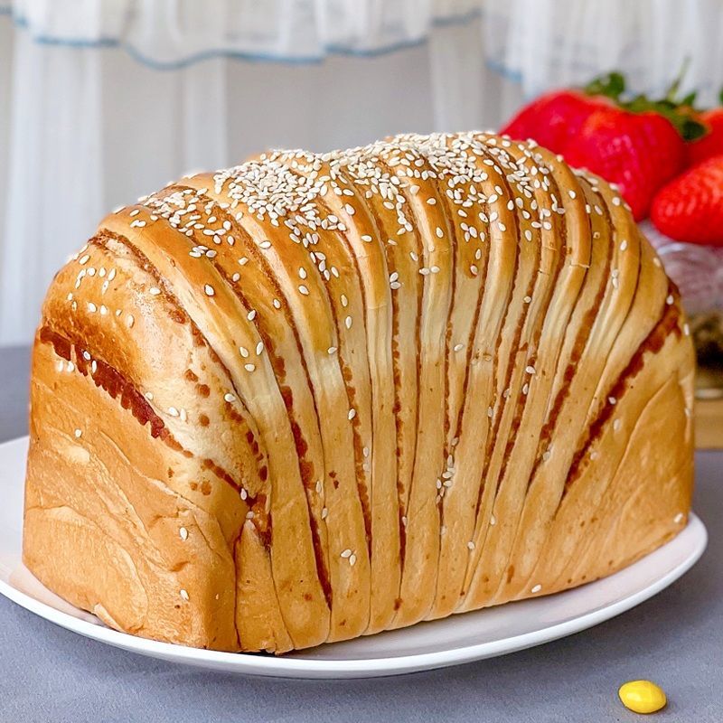 康泉豆沙吐司面包整箱早餐红豆夹心蛋糕零食夜宵充饥解馋休闲食品 1kg