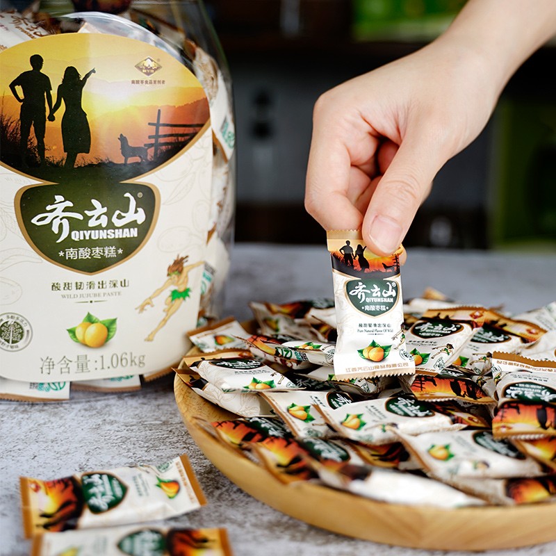 齐云山 江西特产南酸枣糕赣州赣南特产休闲零食蜜饯果干办公室分享小吃 南酸枣糕1060克罐装