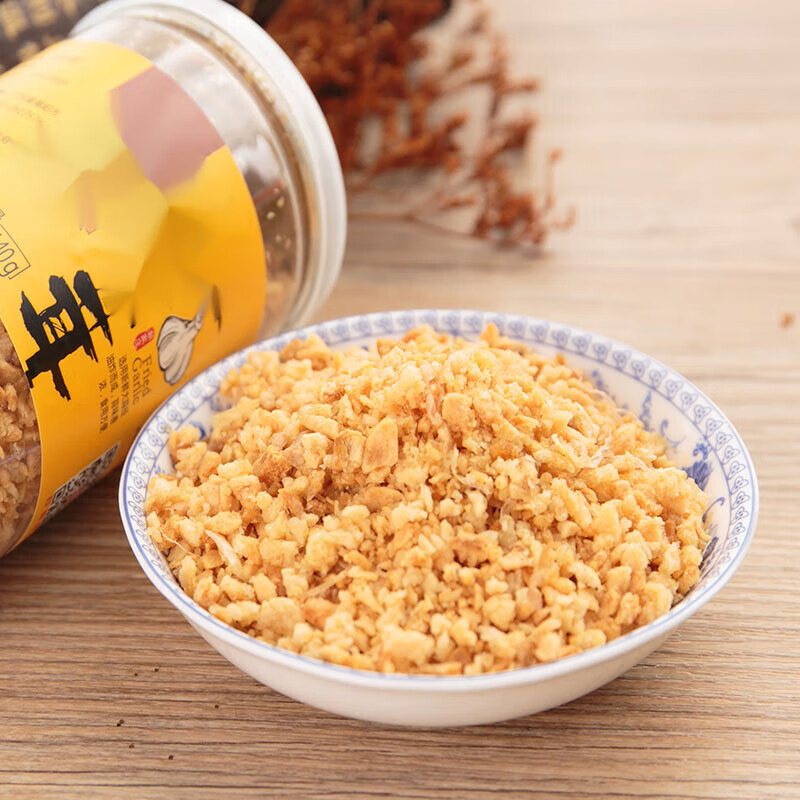 邦晖嘉炸蒜蓉140g 瓶炸蒜粒潮汕特产蒜头油 蒜酥油炸黄金蒜头酥汤粉