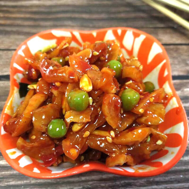 农家伍仁酱丁萝卜干咸菜微辣爽口八宝酱菜500g