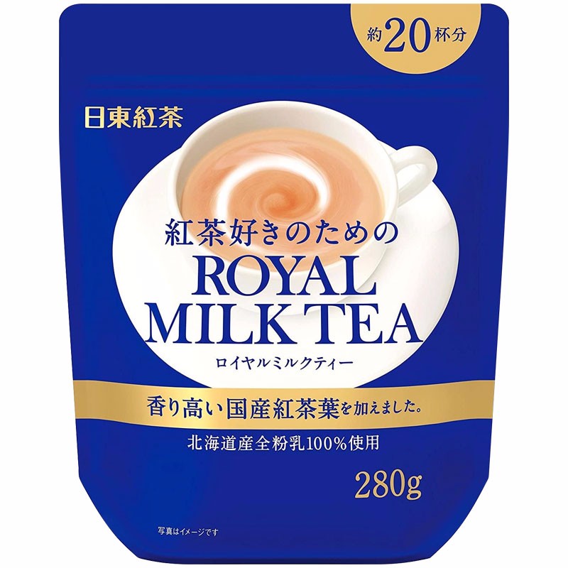 【日本原装进口】日东红茶奶茶粉 经典北海道奶茶果汁冲饮 原味皇家奶茶 280g