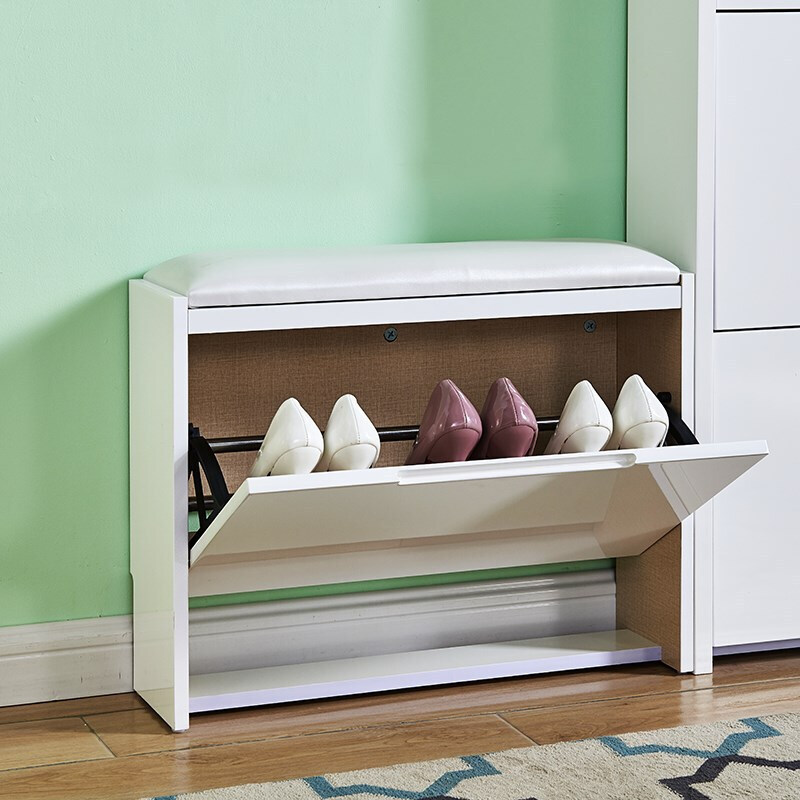 奥尤莱 鞋柜斜插门口放鞋的鞋柜斜插式带门小鞋柜窄款矮鞋柜斜着放鞋