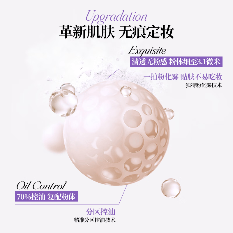 Color Key珂拉琪雾光锁妆散粉雾光蜜粉控油定妆清透贴妆母亲节礼物送给妈妈 03柔雾粉