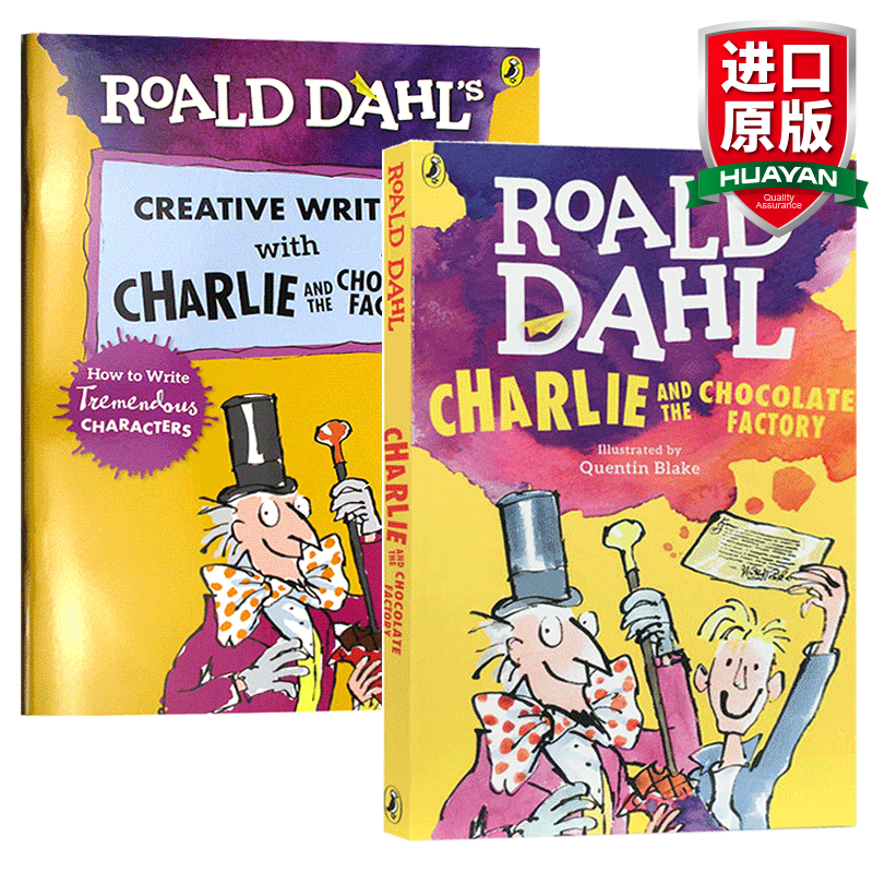 预售 英文原版 查理和巧克力工厂2册 charlie and the chocolate