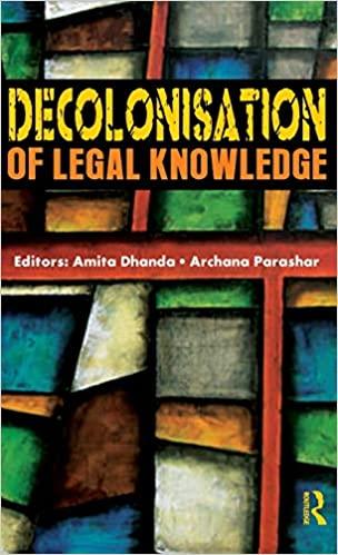 预订 decolonisation of legal knowledge