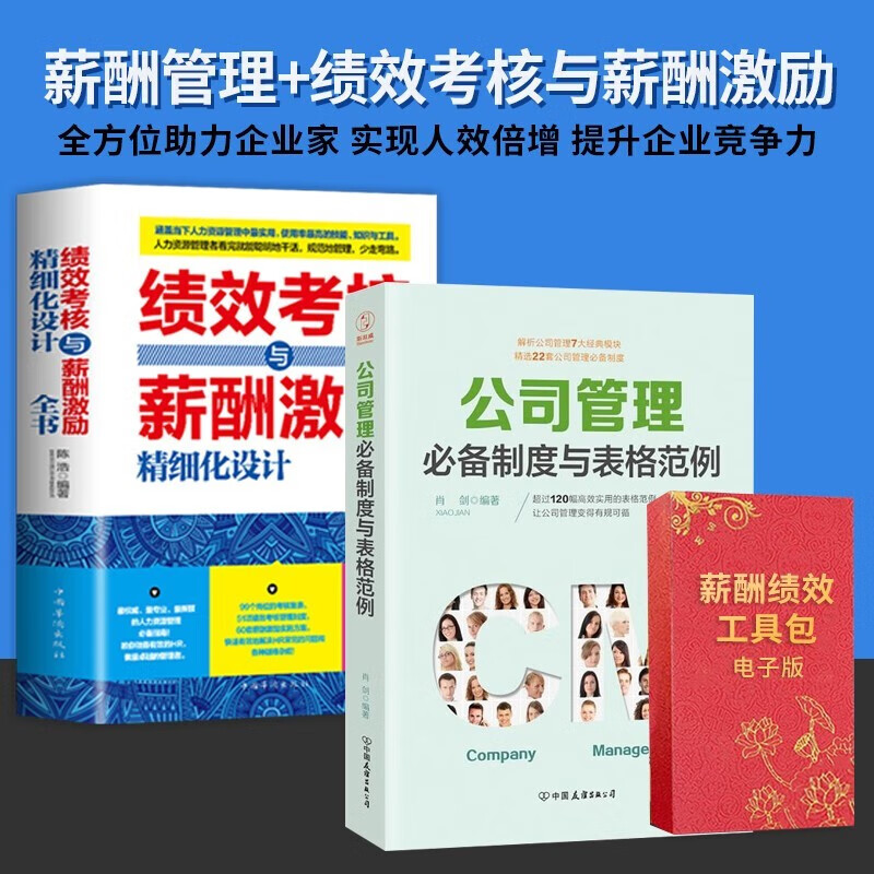 【可包发票】公司管理必备制度与表格范例+