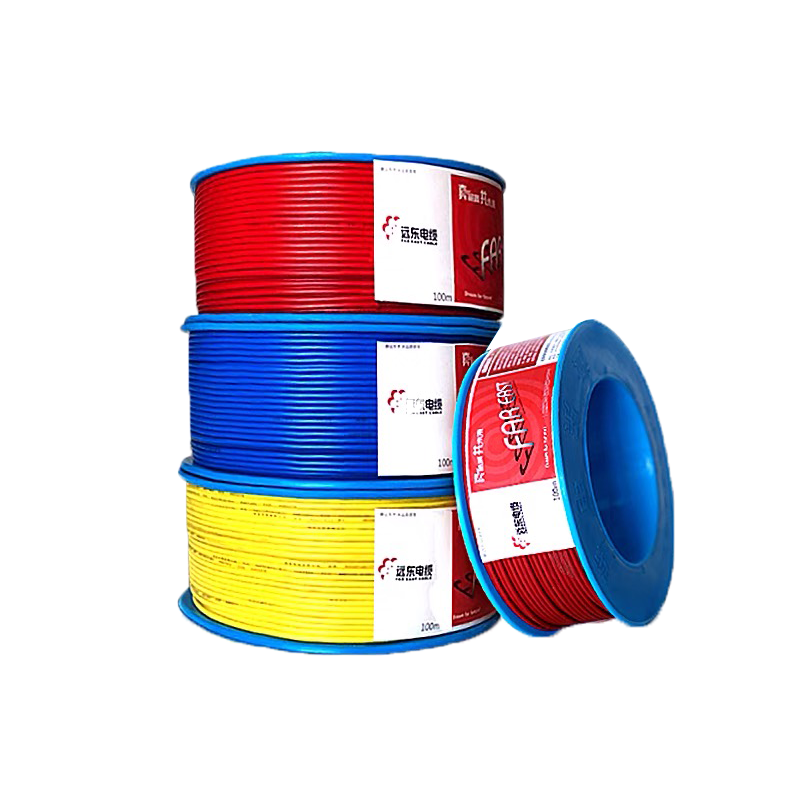 遠(yuǎn)東電纜三室一廳國標(biāo)家裝用單芯銅芯1200米電線套餐 常規(guī)硬線套餐