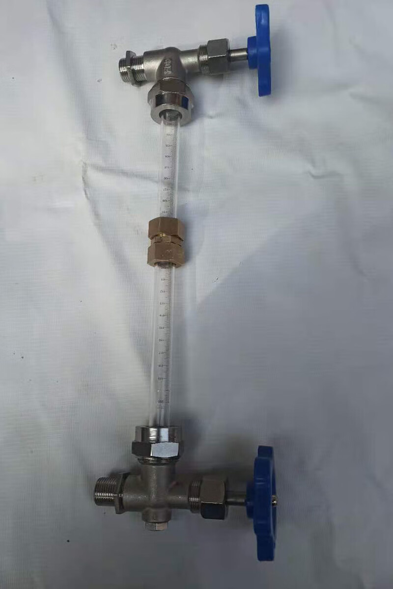 zuidid整套消防水池水箱简易液位显示器液位计管亚克力油位考克透明