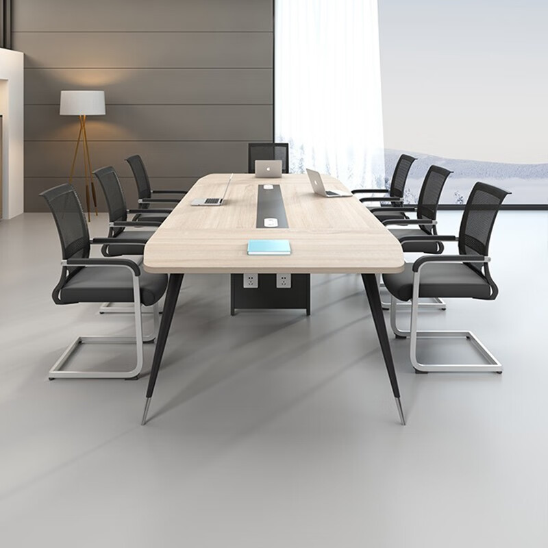 世金家具(shijinjiaju)简约现代会议桌长桌办公室小型长条桌培训桌